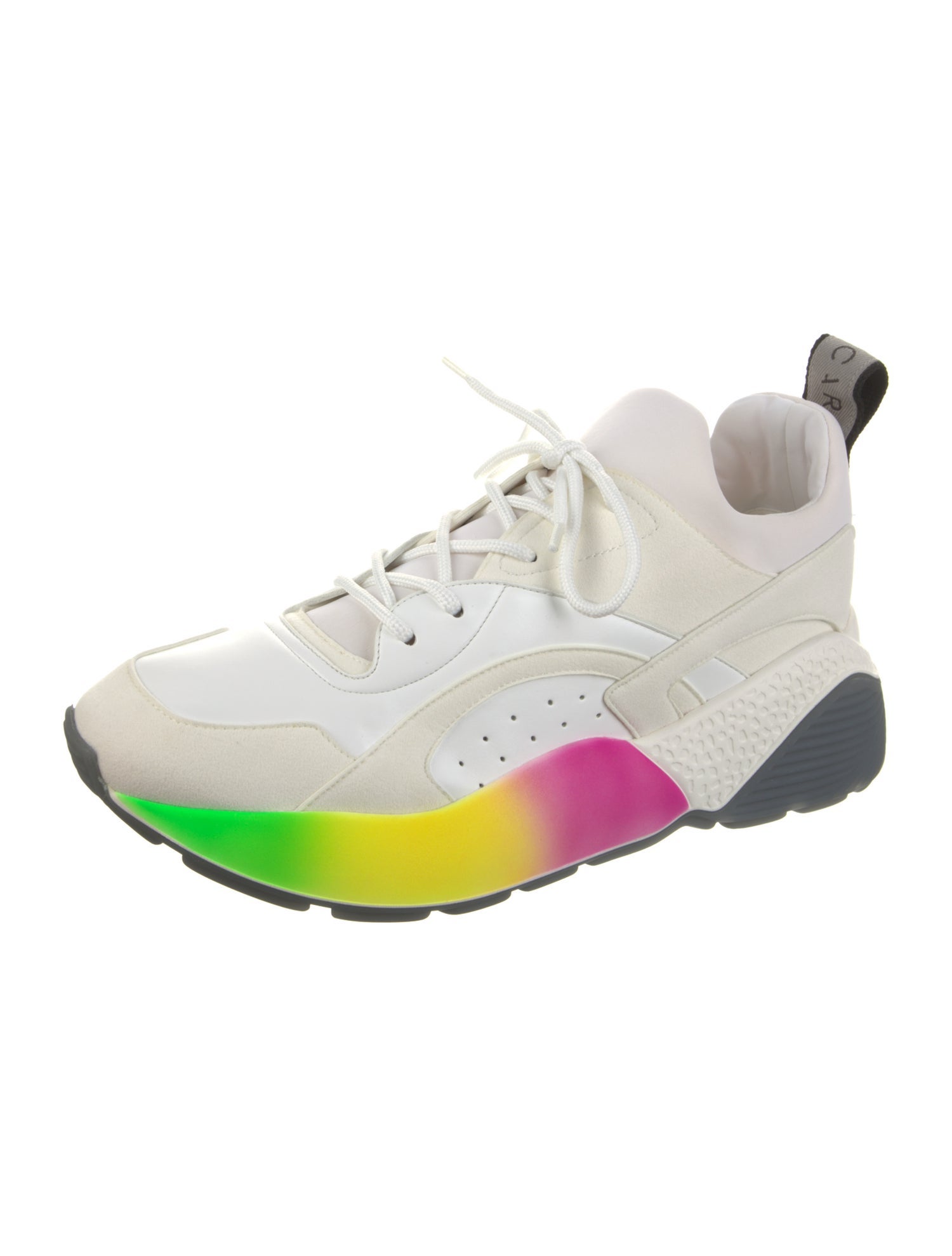 Stella McCartney Vegetarian Leather Printed Chunky Sneakers