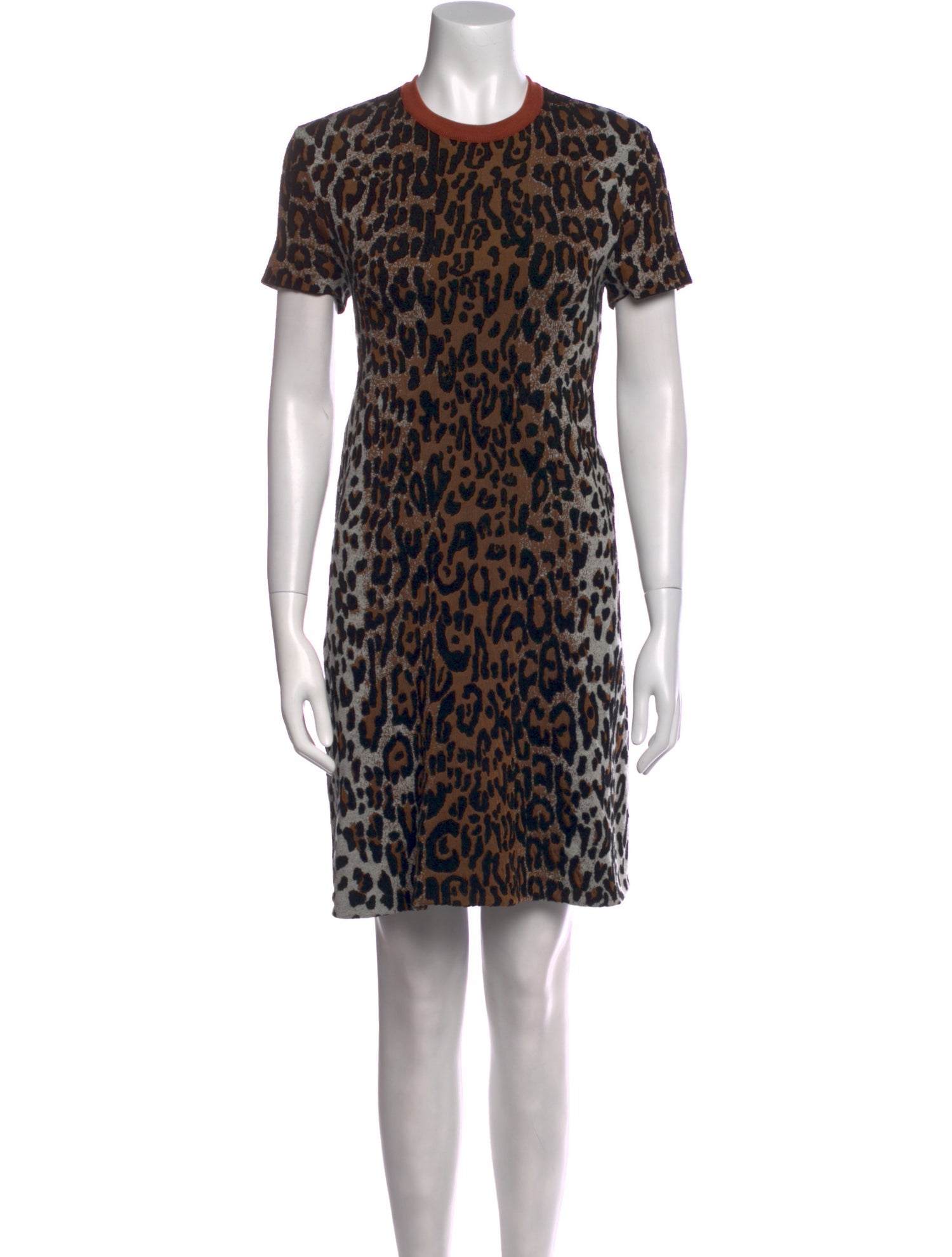 Stella McCartney Animal Print Mini Dress