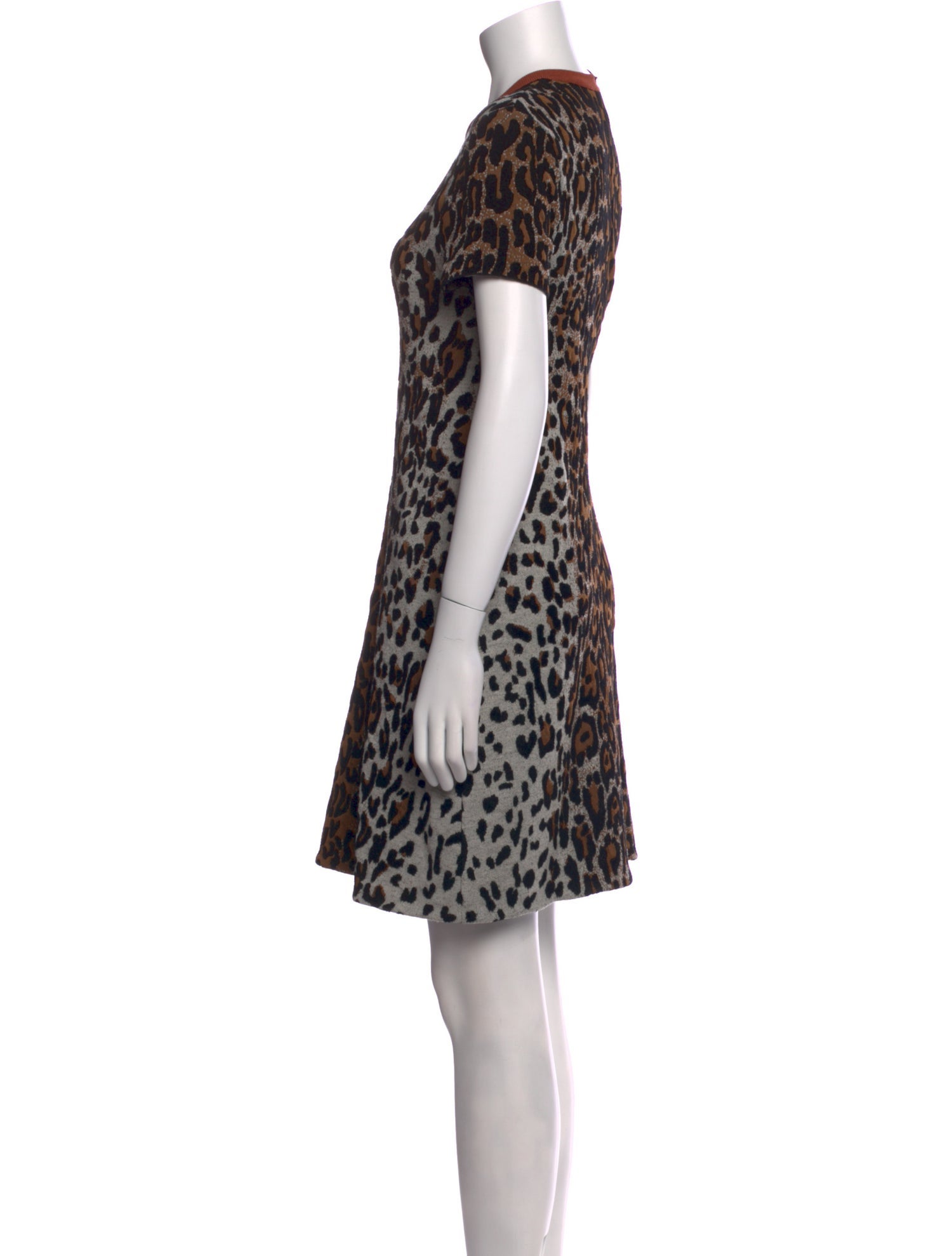 Stella McCartney Animal Print Mini Dress