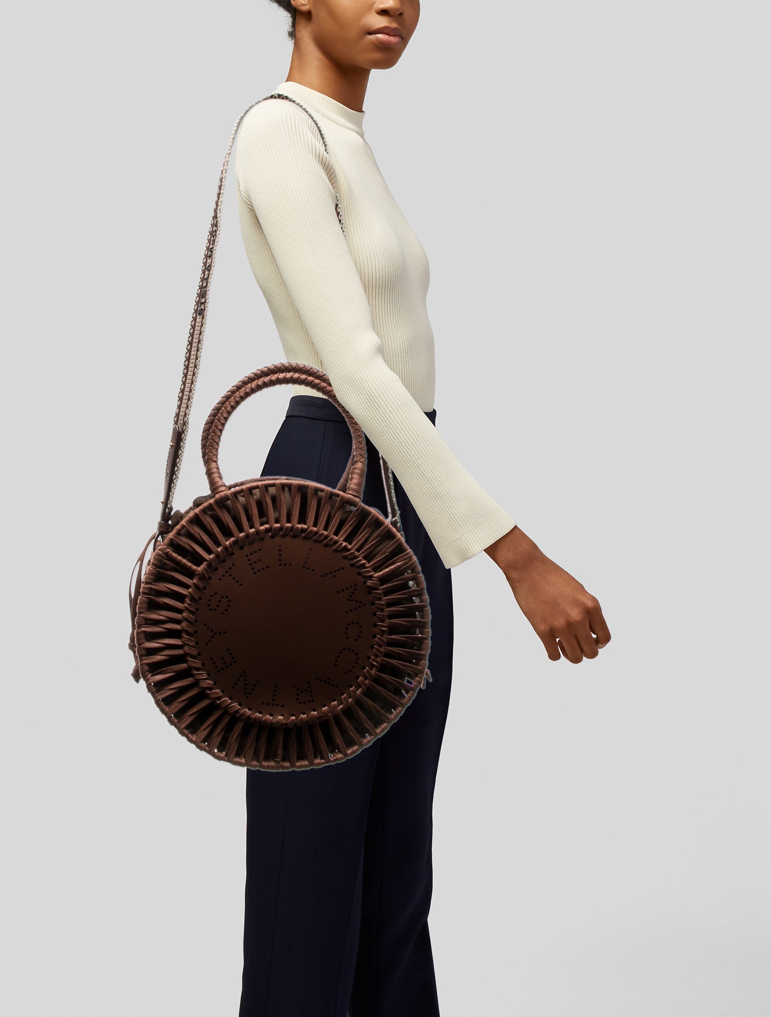 Stella McCartney Vegetarian Leather Top Handle Bag