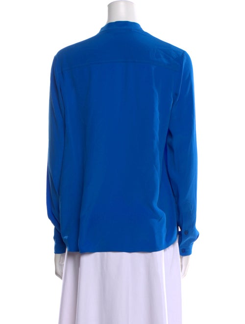 Stella McCartney Silk Mock Neck Blouse