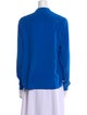 Stella McCartney Silk Mock Neck Blouse