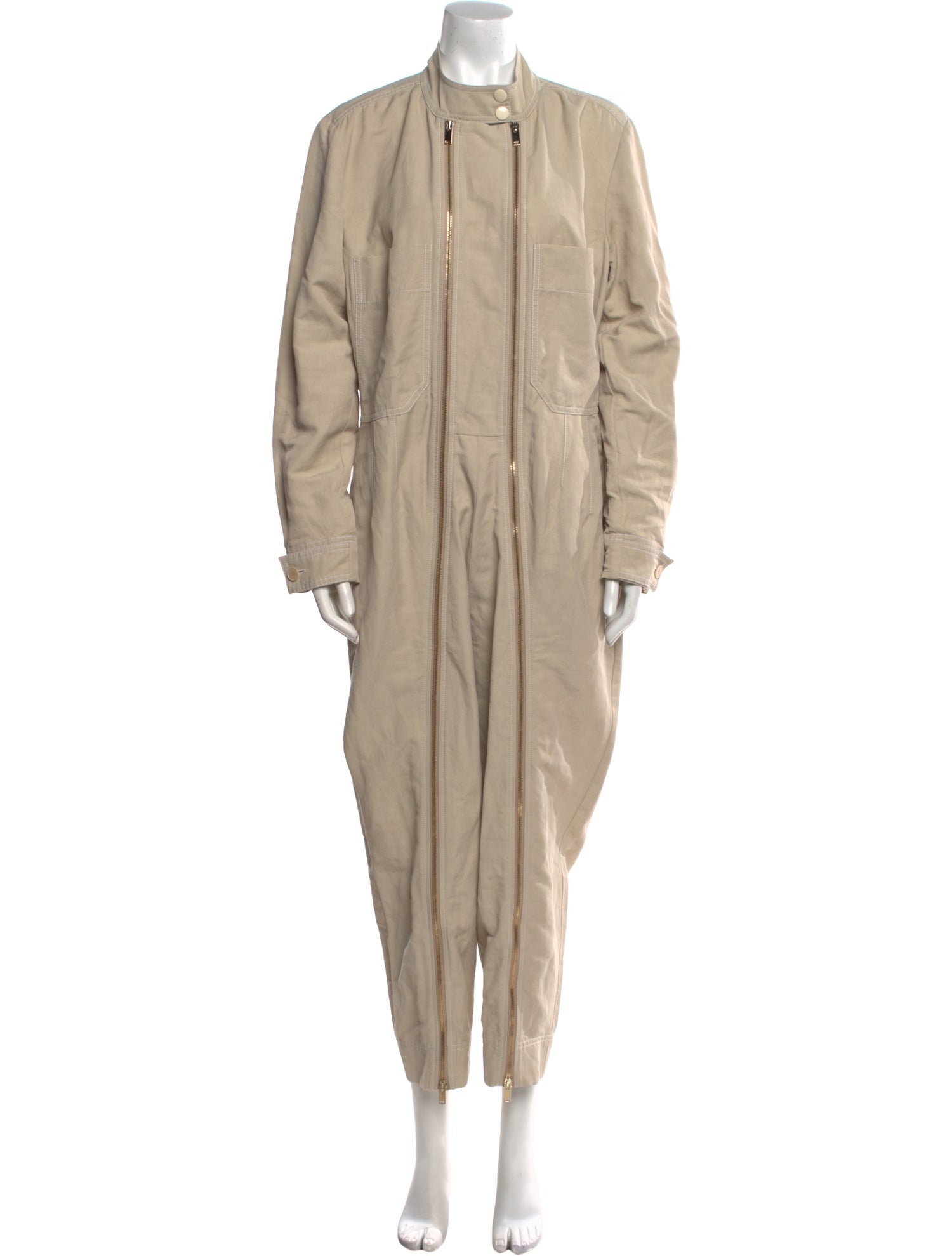 Stella McCartney Nylon Mock Neck Jumpsuit