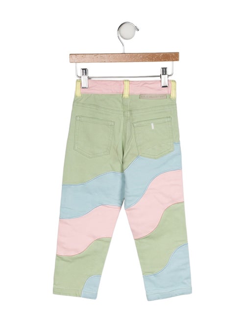 Stella McCartney Coloblock Flat Front Jeans