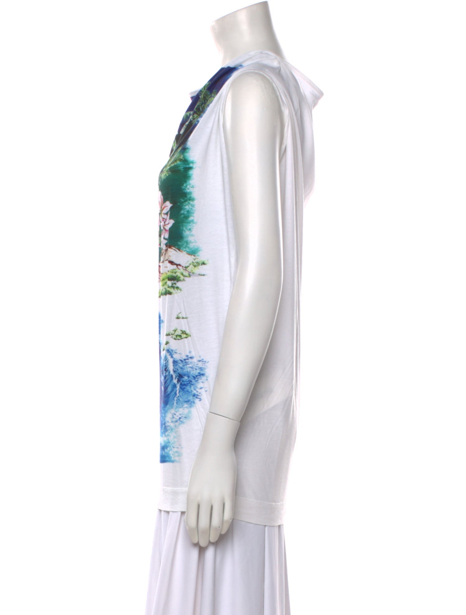 Stella McCartney Graphic Print Bateau Neckline Tunic