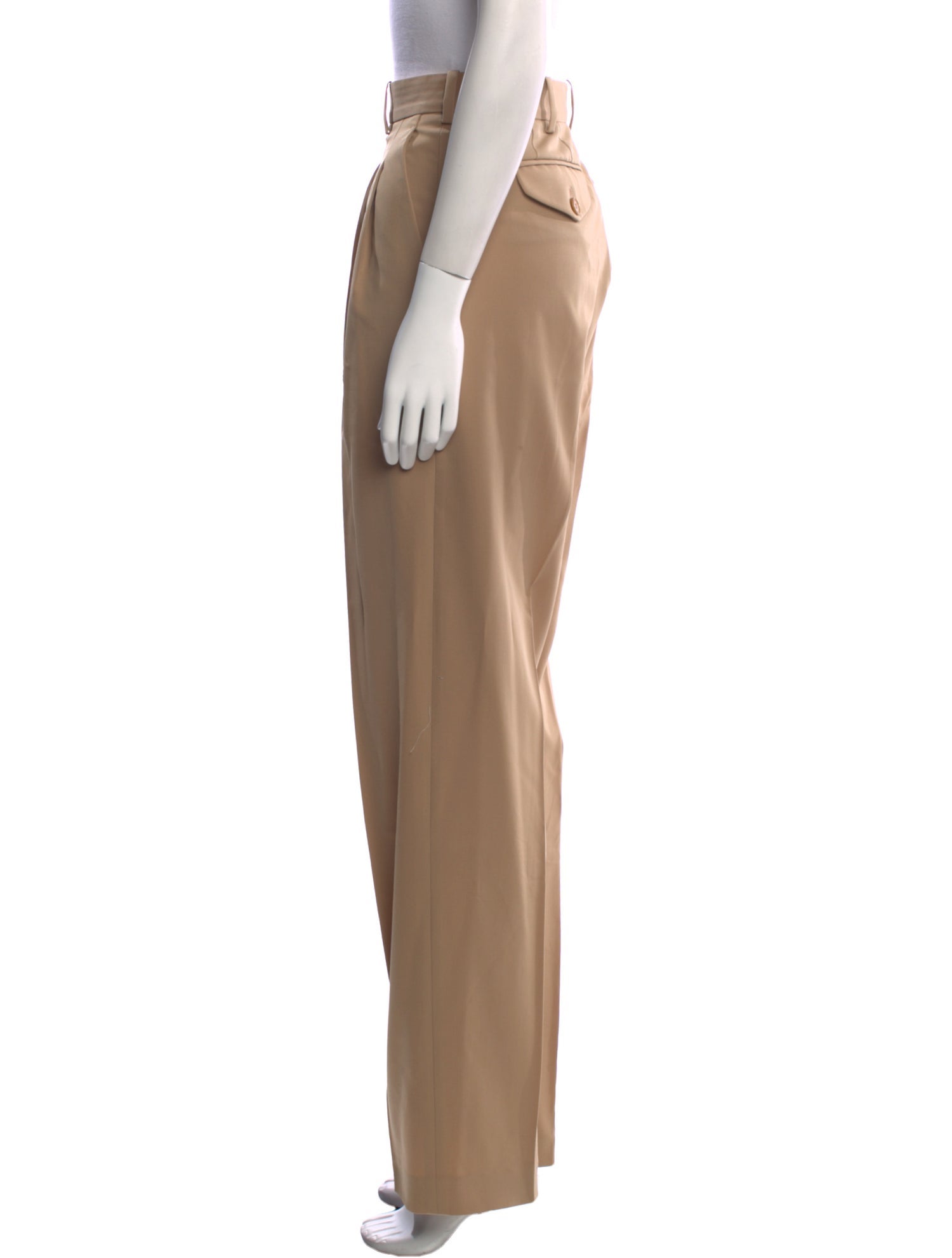 Stella McCartney Wool Straight Leg Pants