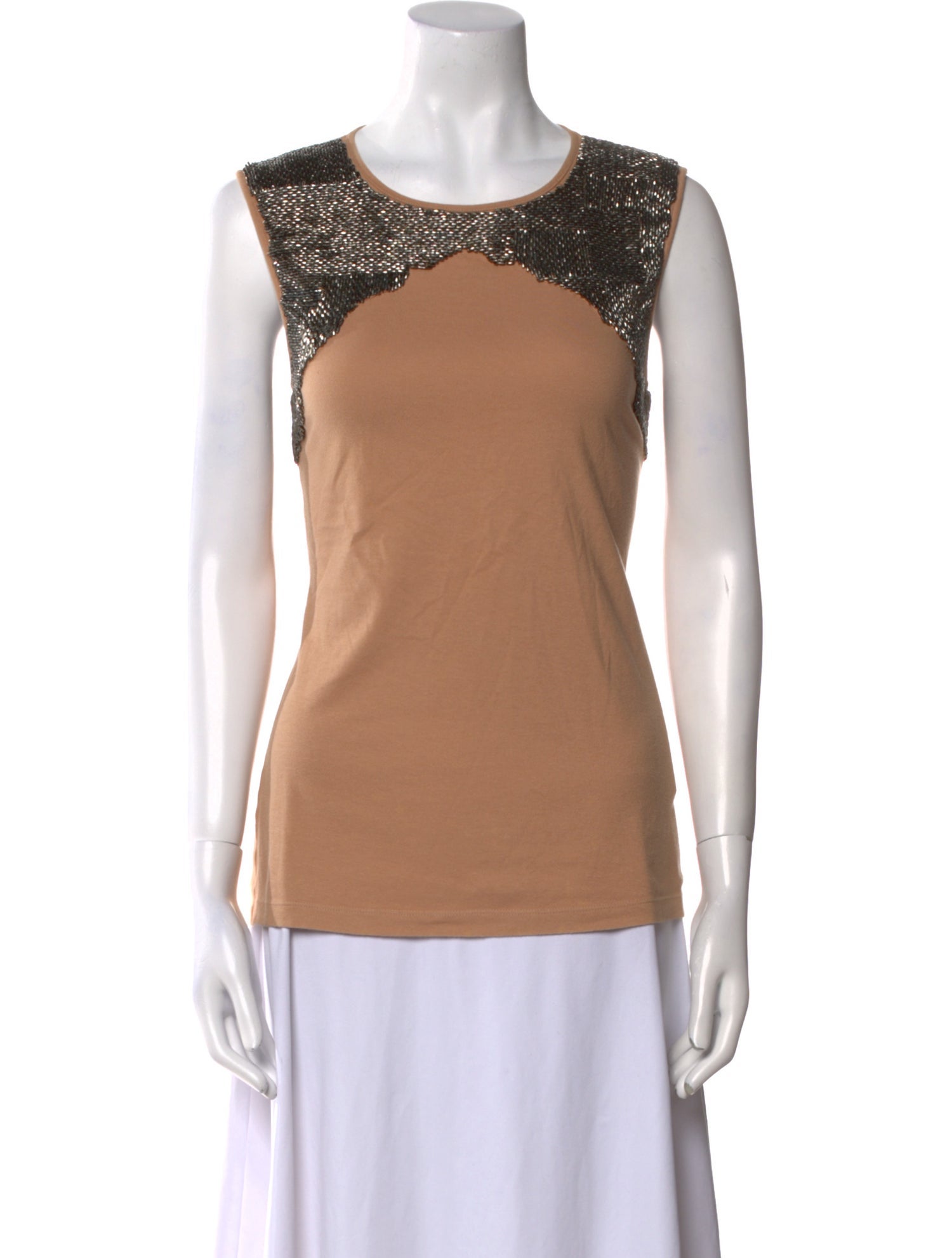 Stella McCartney Scoop Neck Sleeveless Top