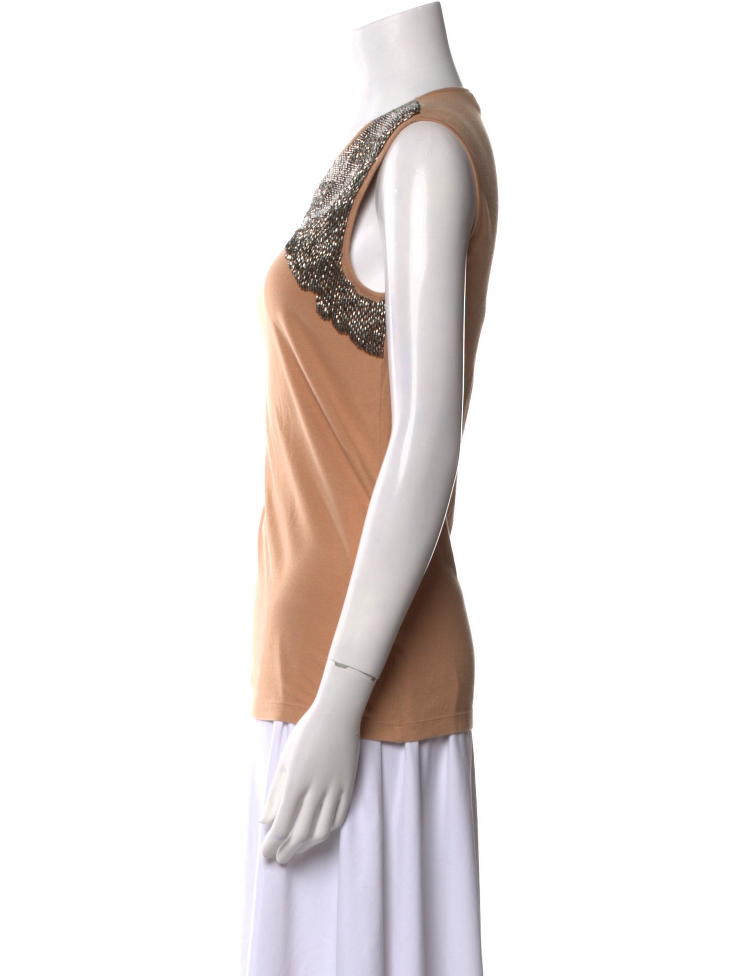 Stella McCartney Scoop Neck Sleeveless Top