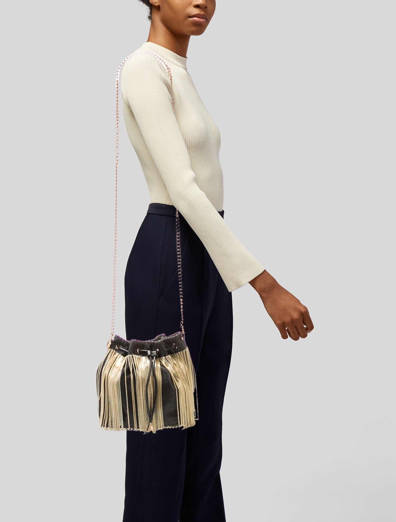 Stella McCartney Vegetarian Leather Bucket Bag w/ Tags