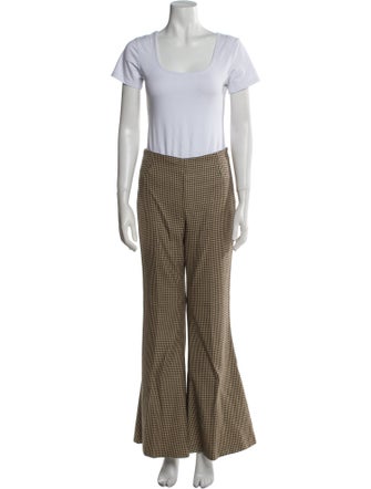 Stella McCartney Wool Houndstooth Print Pant Set