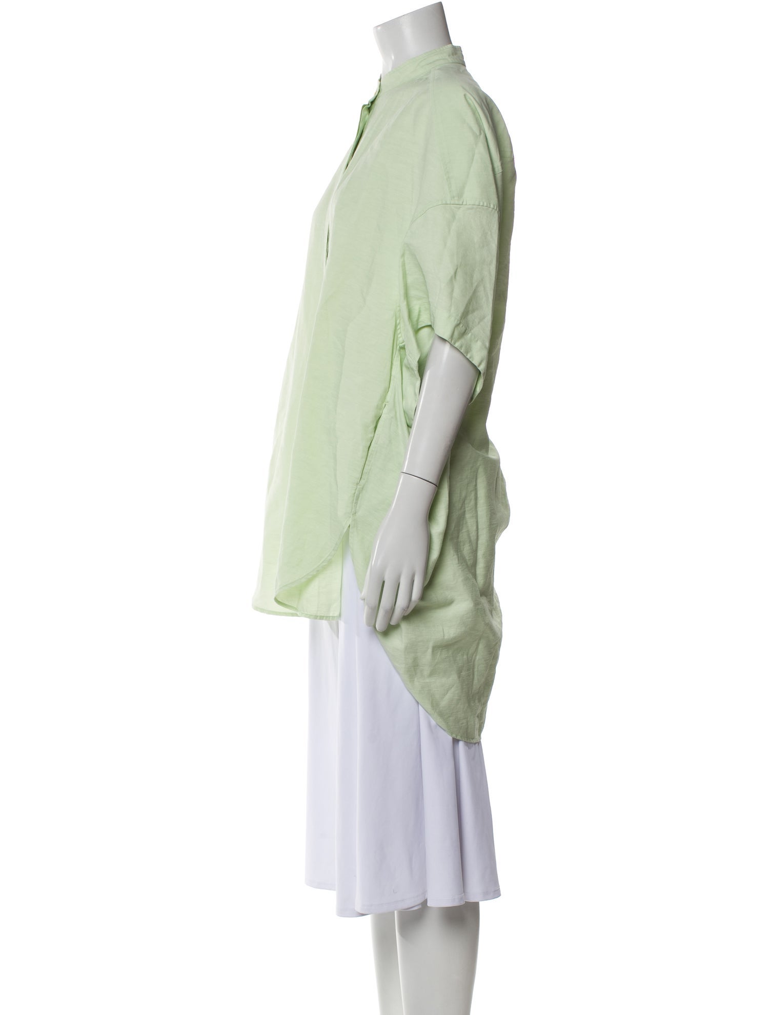 Stella McCartney Mock Neck Three-Quarter Sleeve Tunic