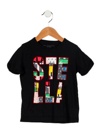 Stella McCartney Kids' Graphic Print Short Sleeve Top