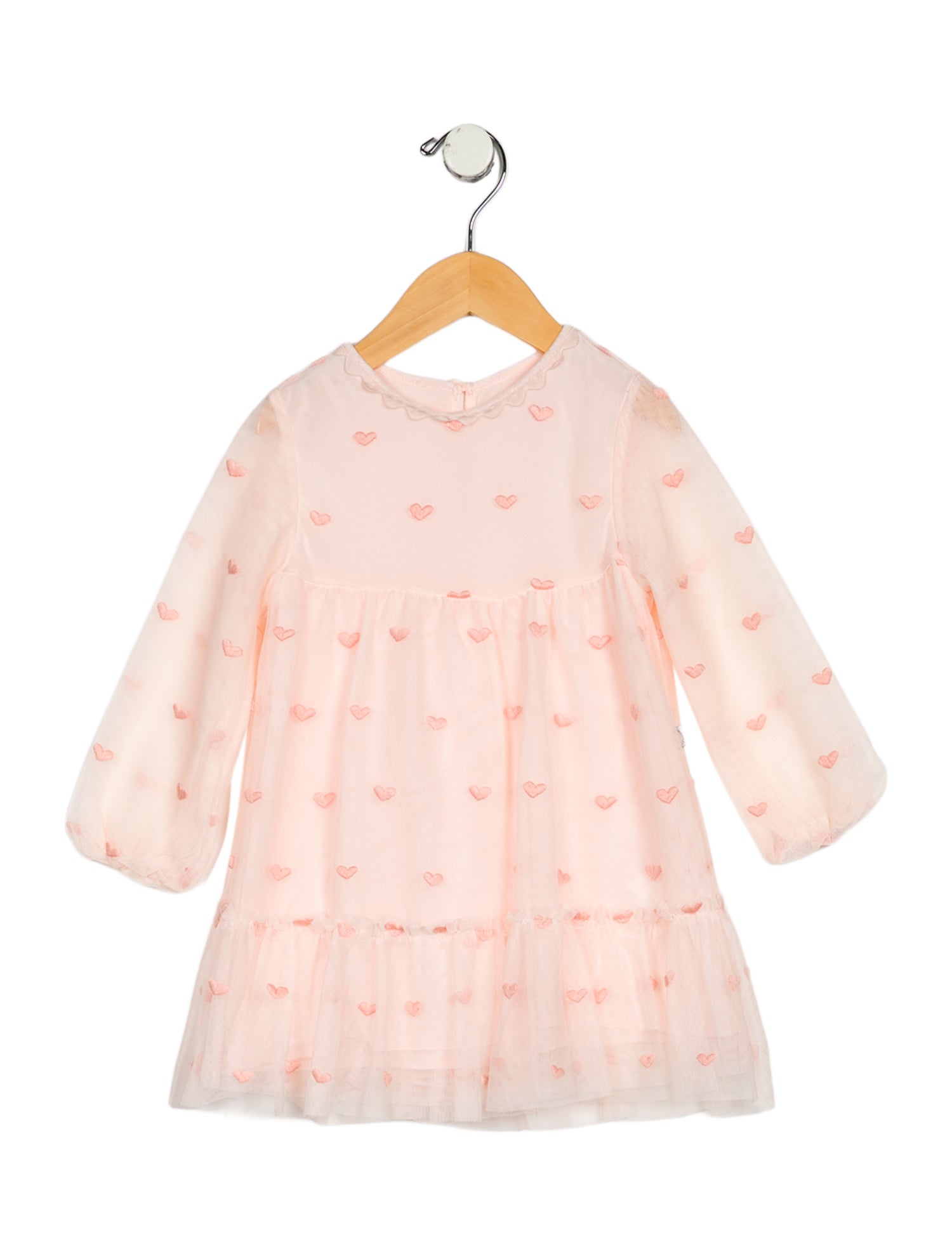 Stella McCartney Stella McCartney Girls' Embroidered Mesh Dress