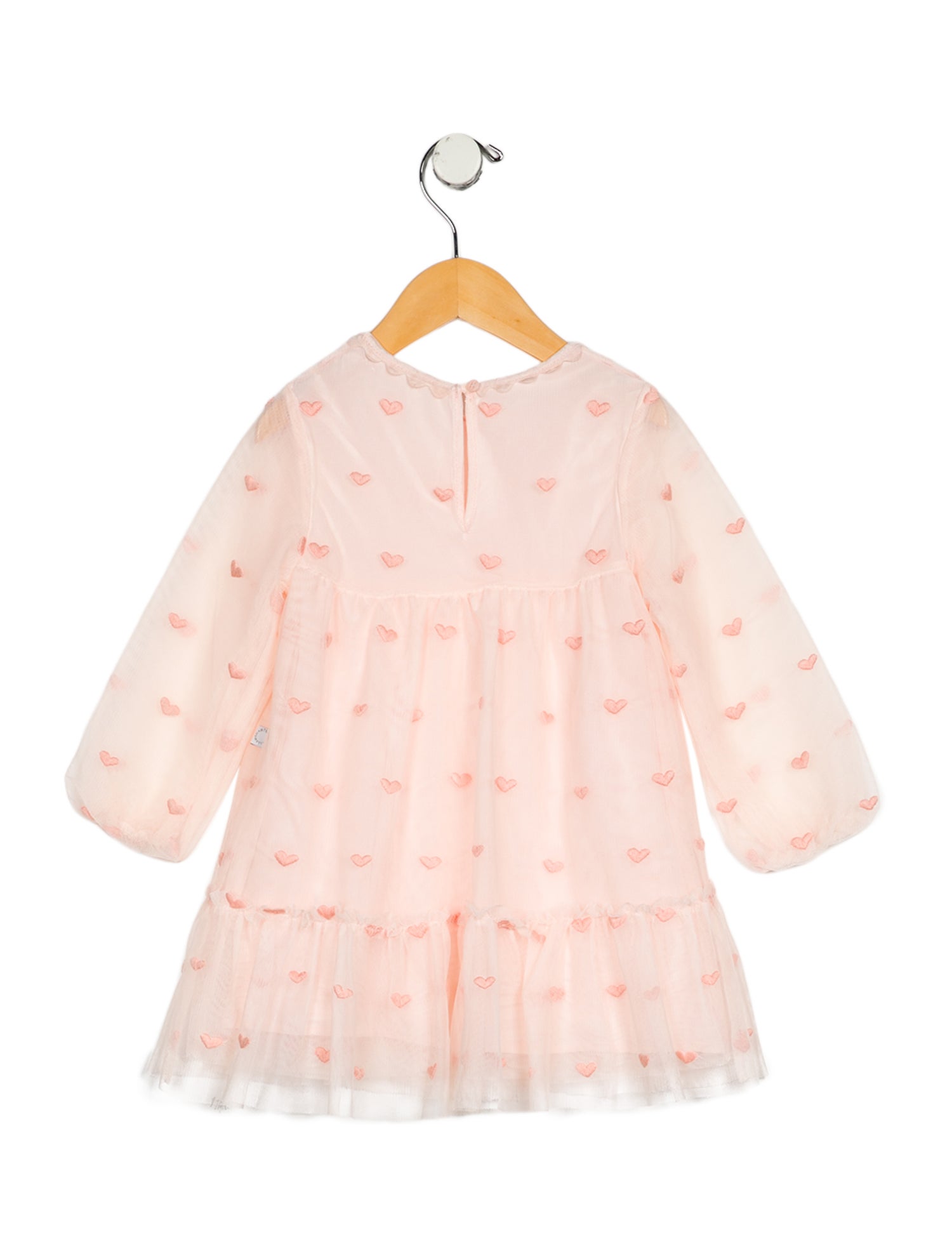 Stella McCartney Stella McCartney Girls' Embroidered Mesh Dress