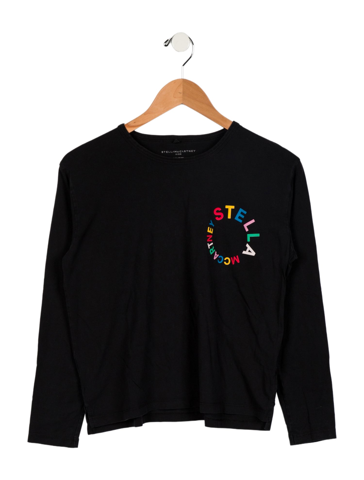 Stella McCartney Girls' Logo Graphic Long Sleeve Top