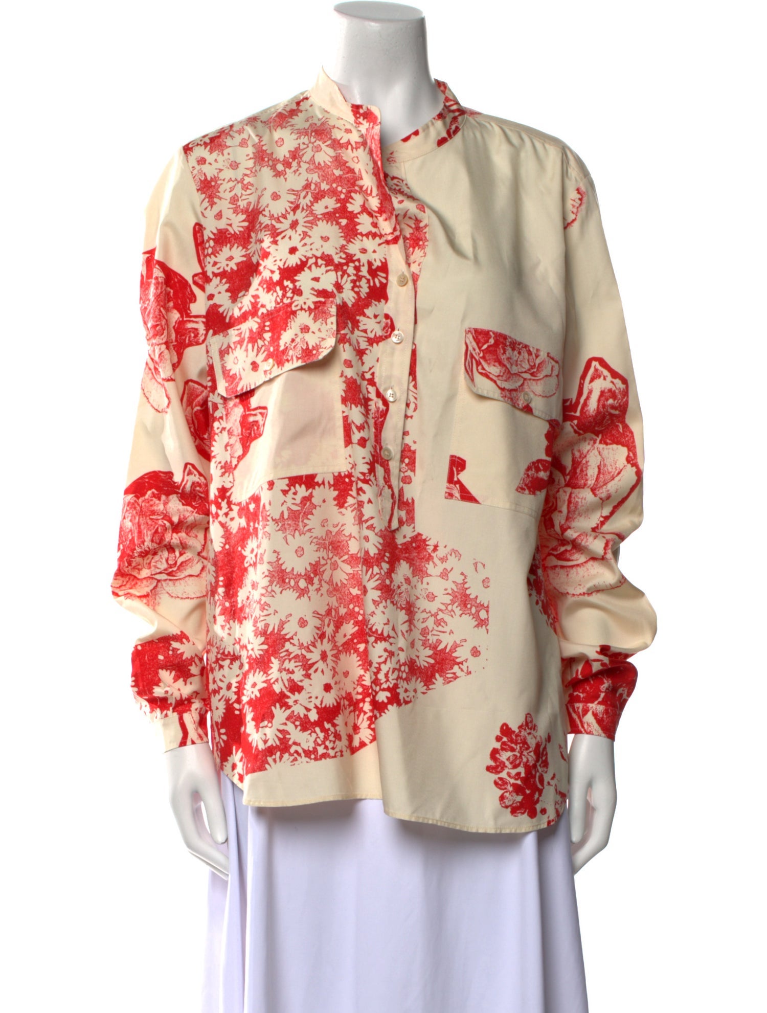 Stella McCartney Silk Floral Print Blouse
