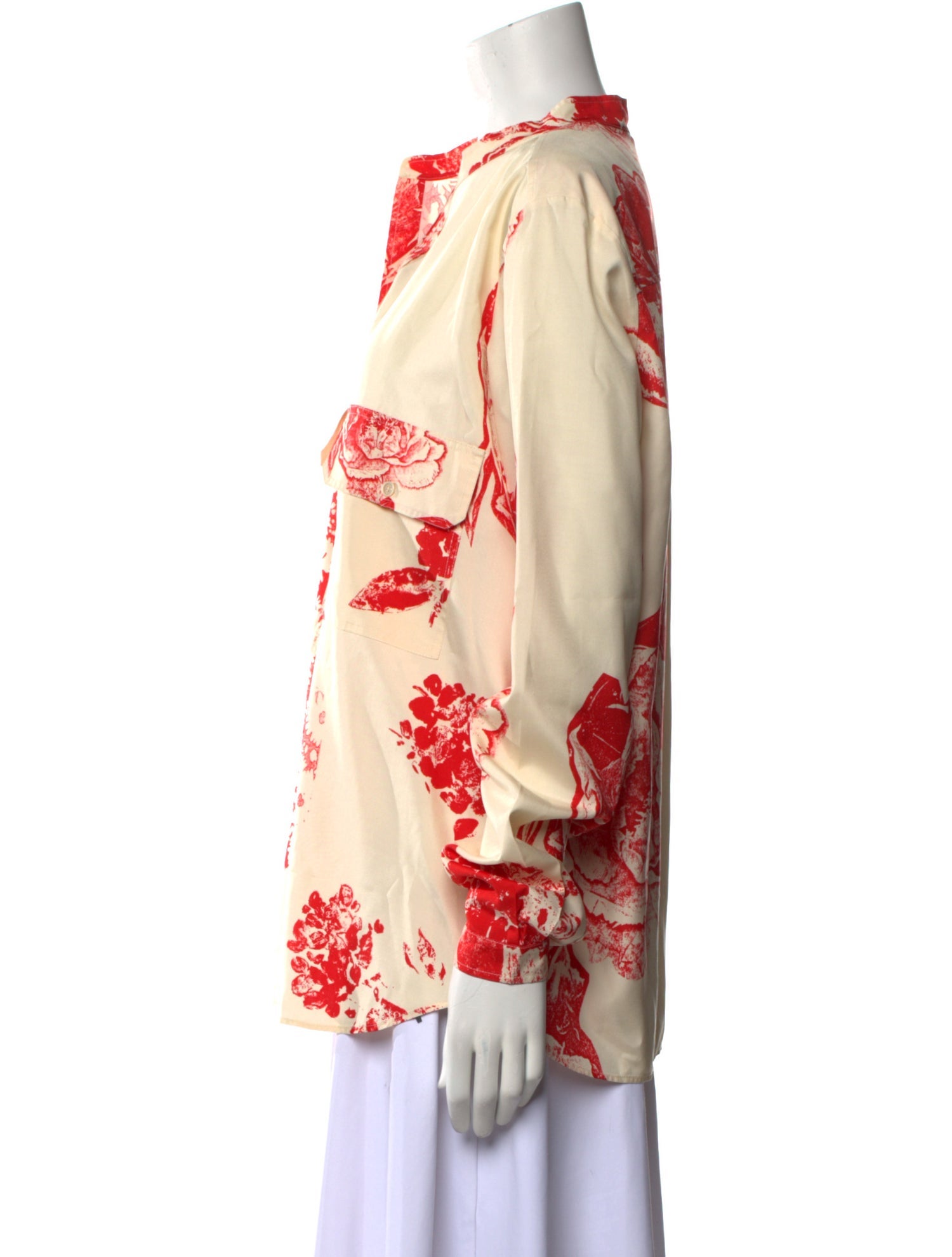 Stella McCartney Silk Floral Print Blouse