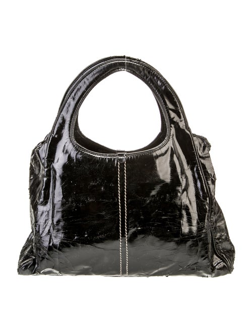 Stella McCartney Patent Leather Top Handle Bag