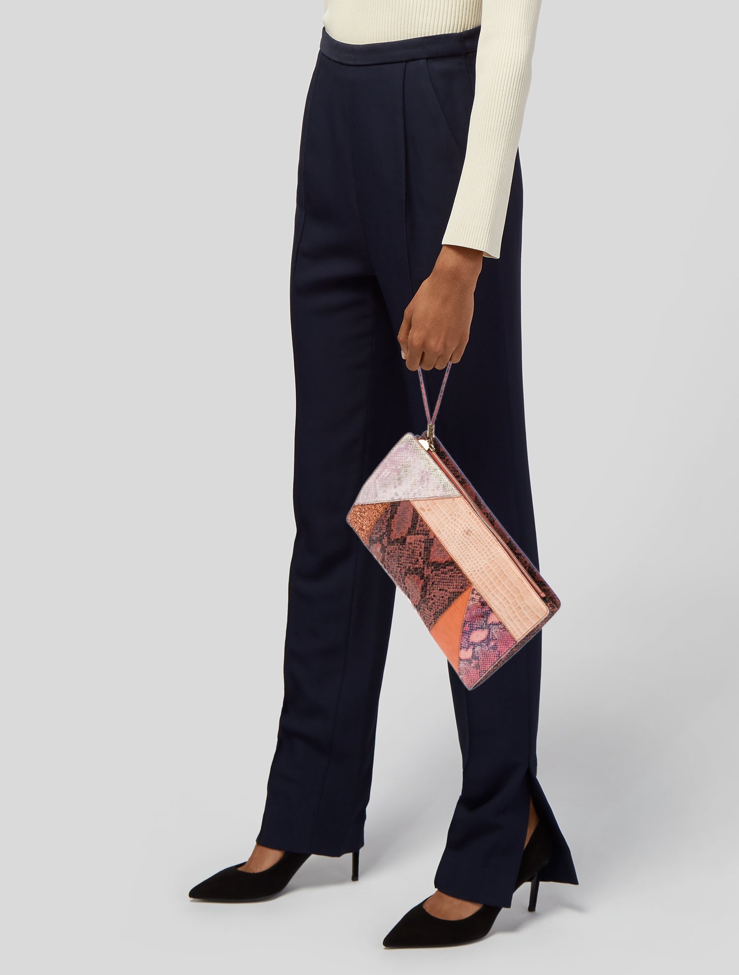 Stella McCartney Vegetarian Leather Clutch