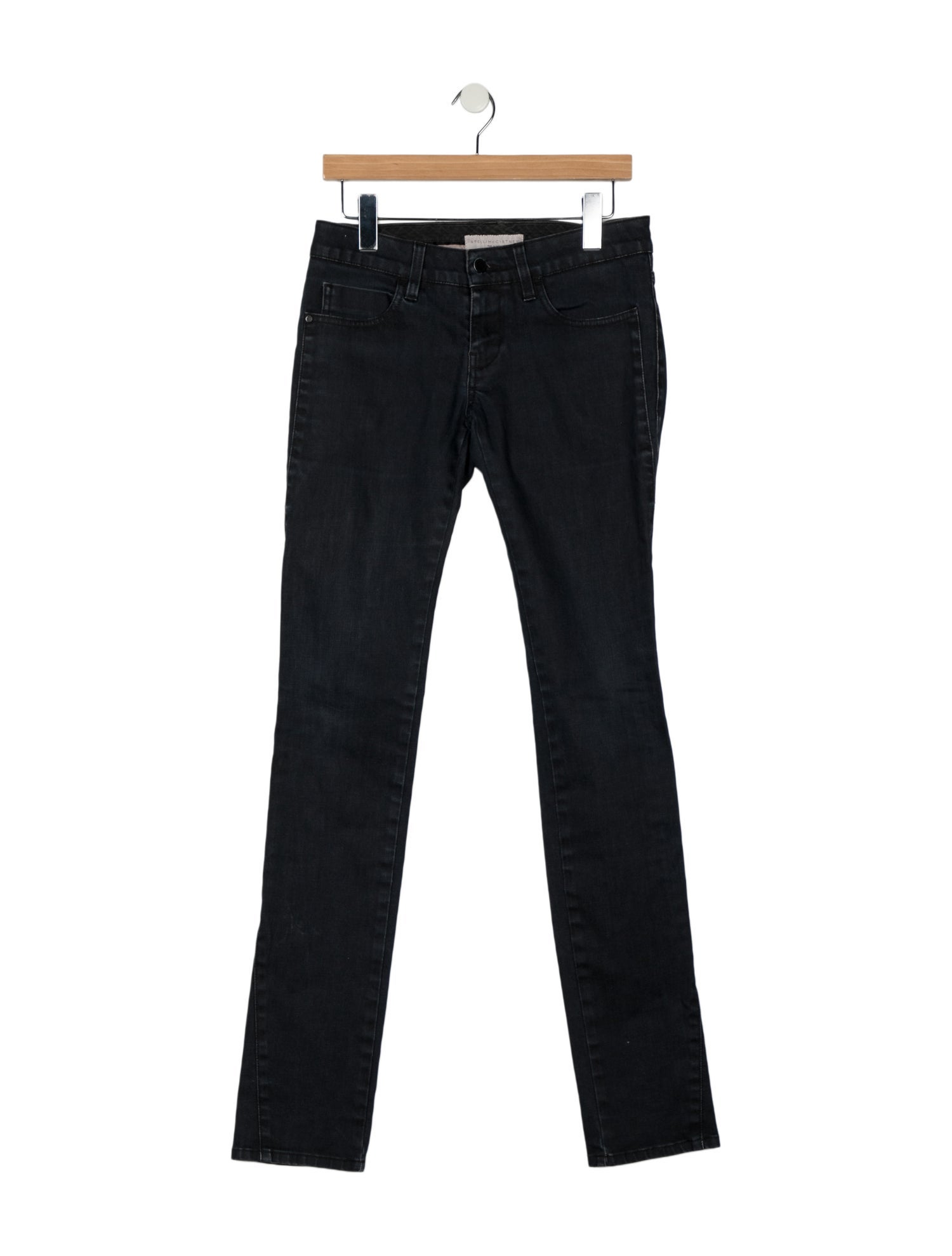 Stella McCartney Mid-Rise Straight Leg Jeans