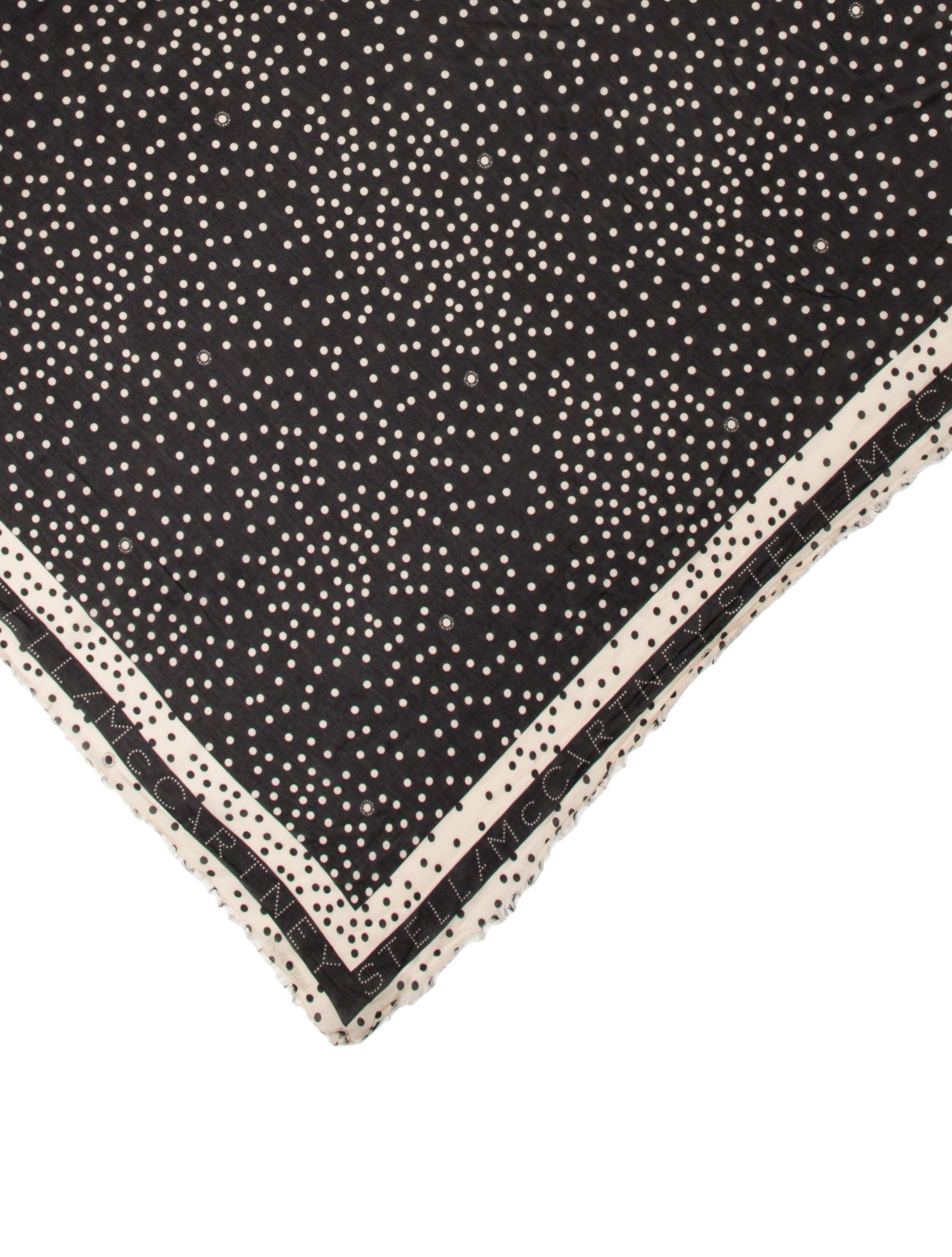 Stella McCartney Polka Dot Print Scarf
