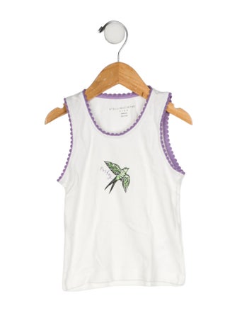 Stella McCartney Graphic Print Sleeveless Top