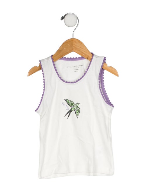 Stella McCartney Graphic Print Sleeveless Top