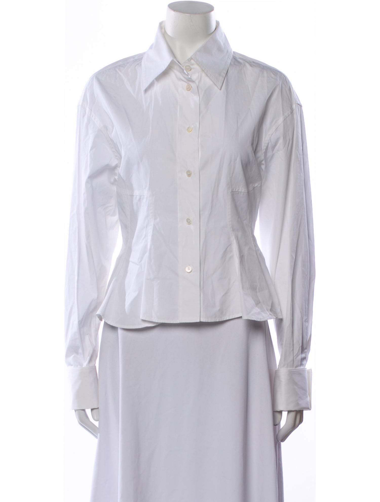 Stella McCartney Long Sleeve Button-Up Top