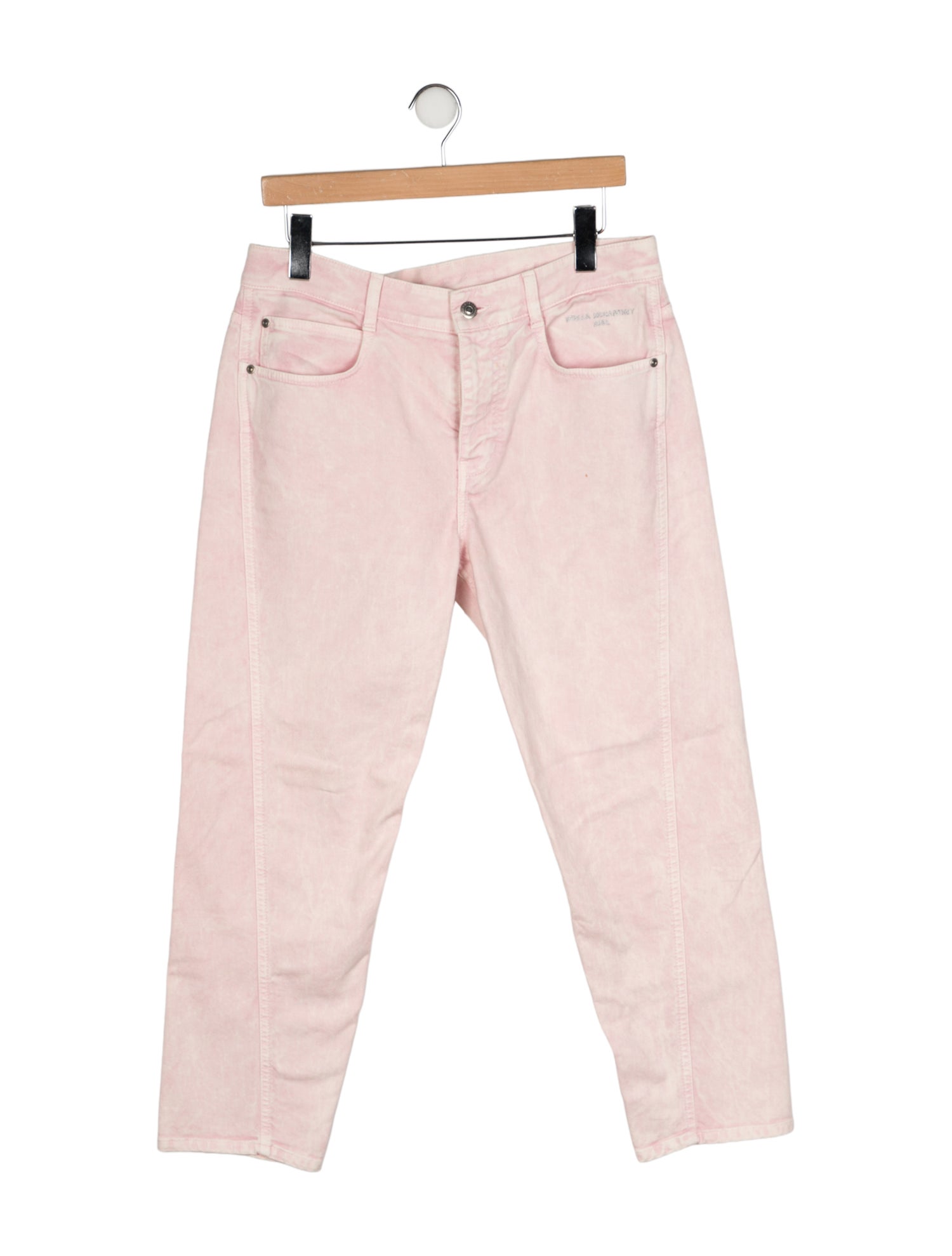Stella McCartney High-Rise Straight Leg Jeans