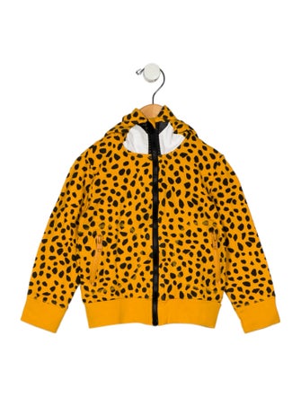 Stella McCartney Boys Animal Print Cotton Zip Up Jacket