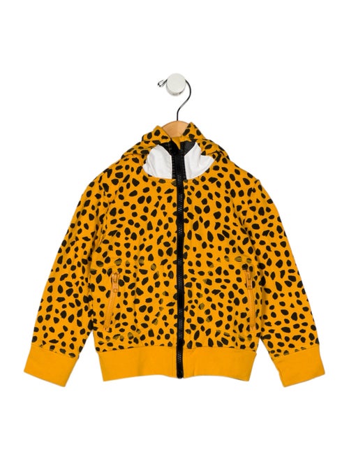 Stella McCartney Boys Animal Print Cotton Zip Up Jacket