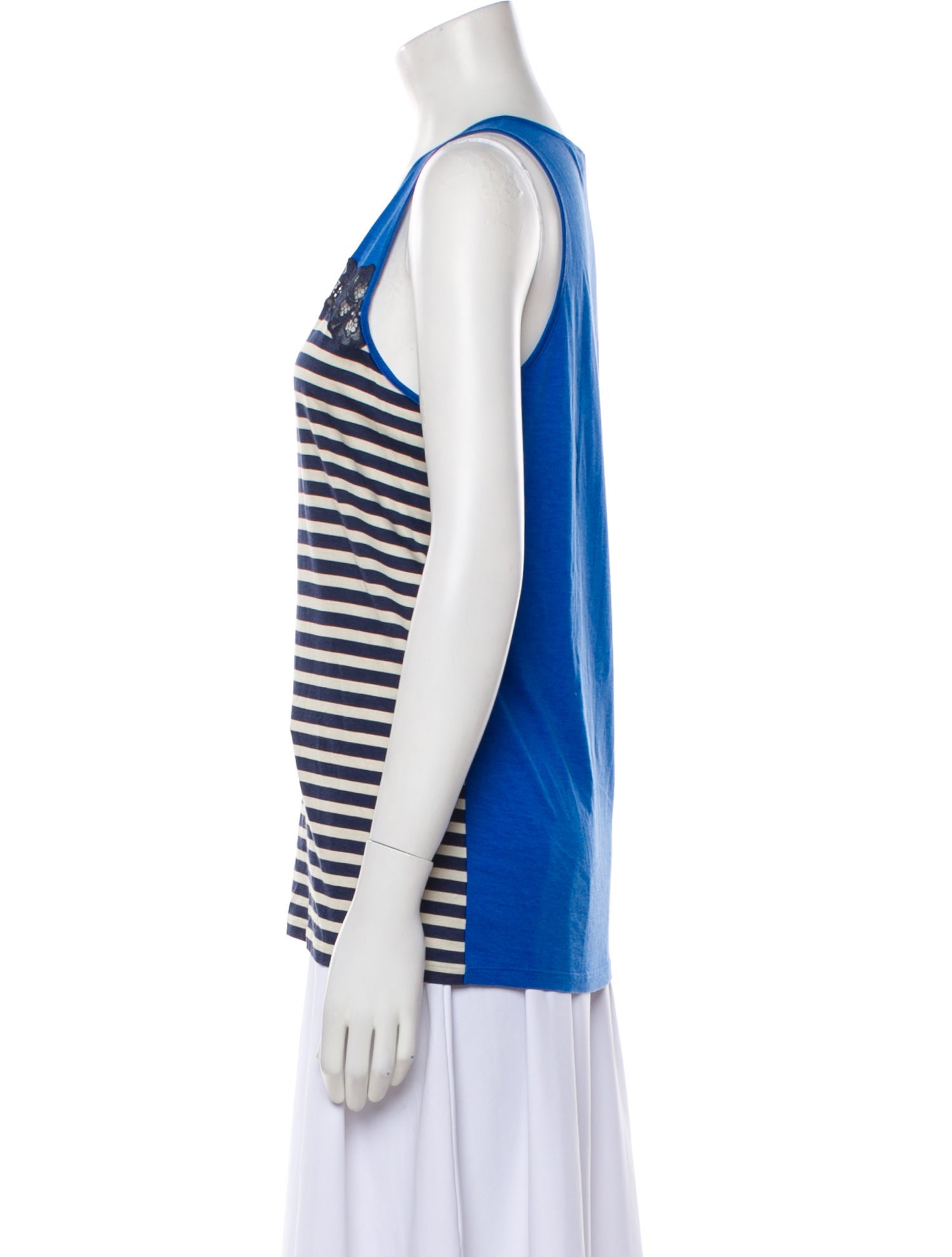 Stella McCartney Silk Striped Top