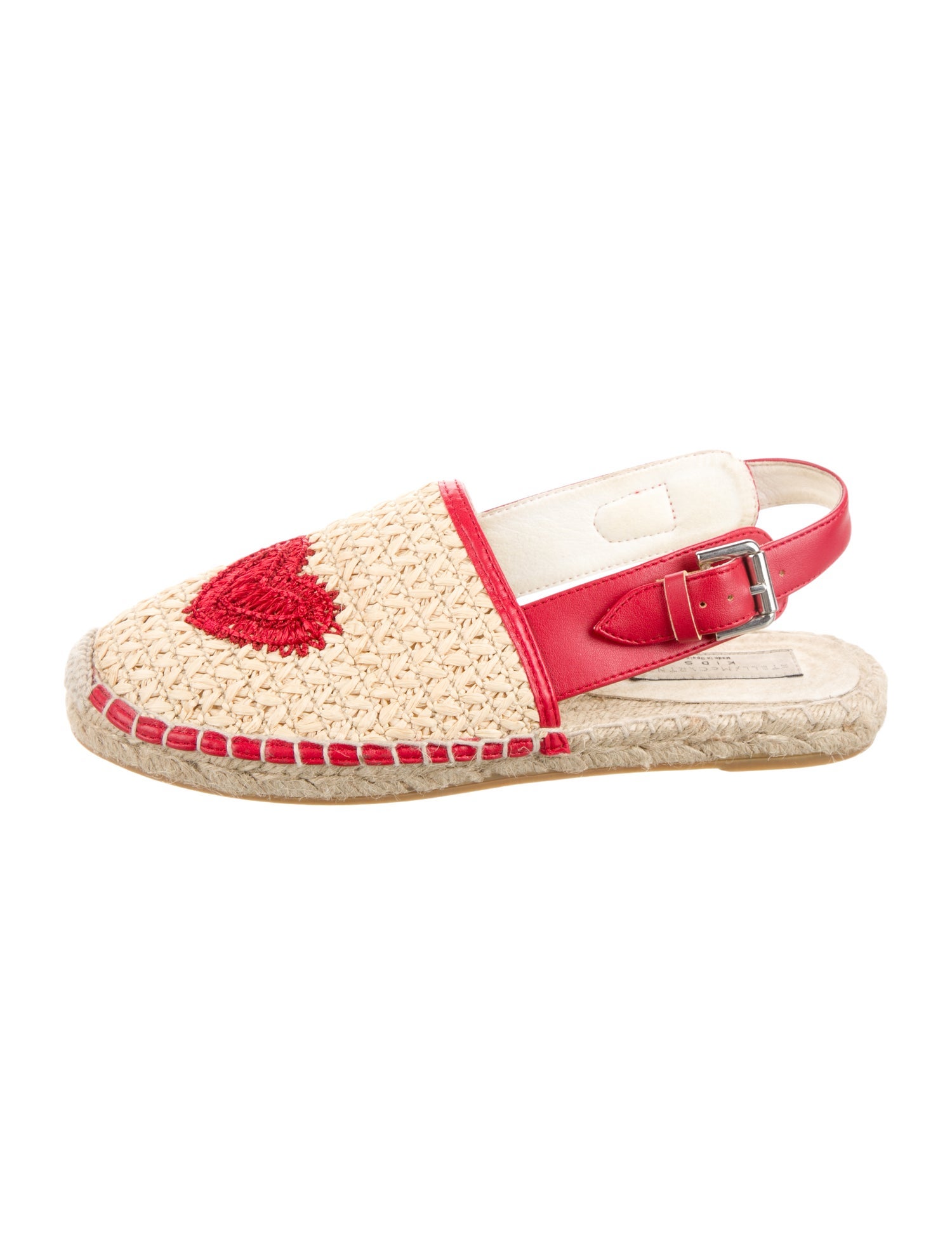 Stella McCartney Leather Trim Flat Mule