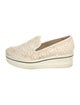 Stella McCartney Canvas Embroidered Accent Loafers