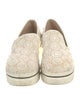 Stella McCartney Canvas Embroidered Accent Loafers