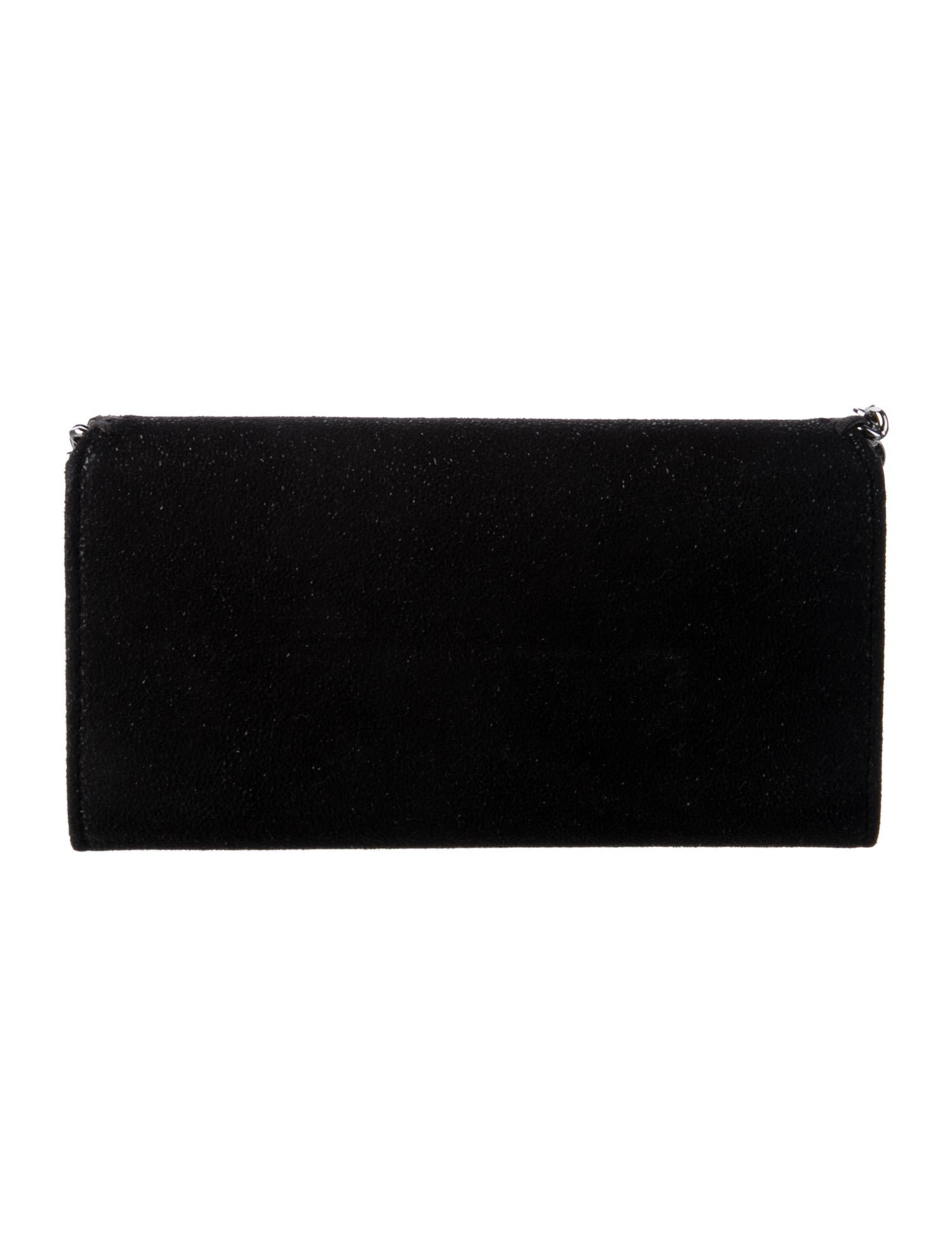 Stella McCartney Suede Continental Wallet