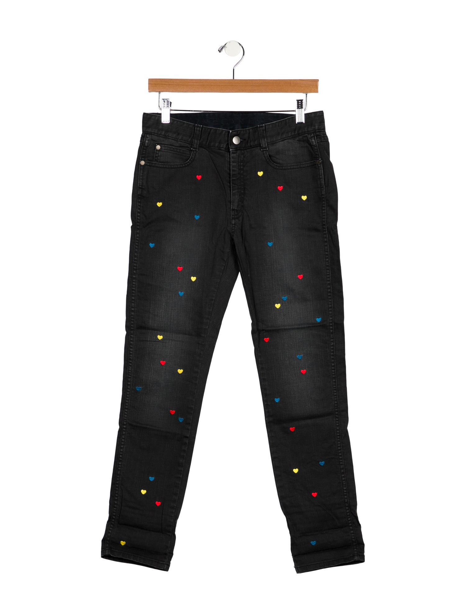 Stella McCartney Mid-Rise Straight Leg Jeans