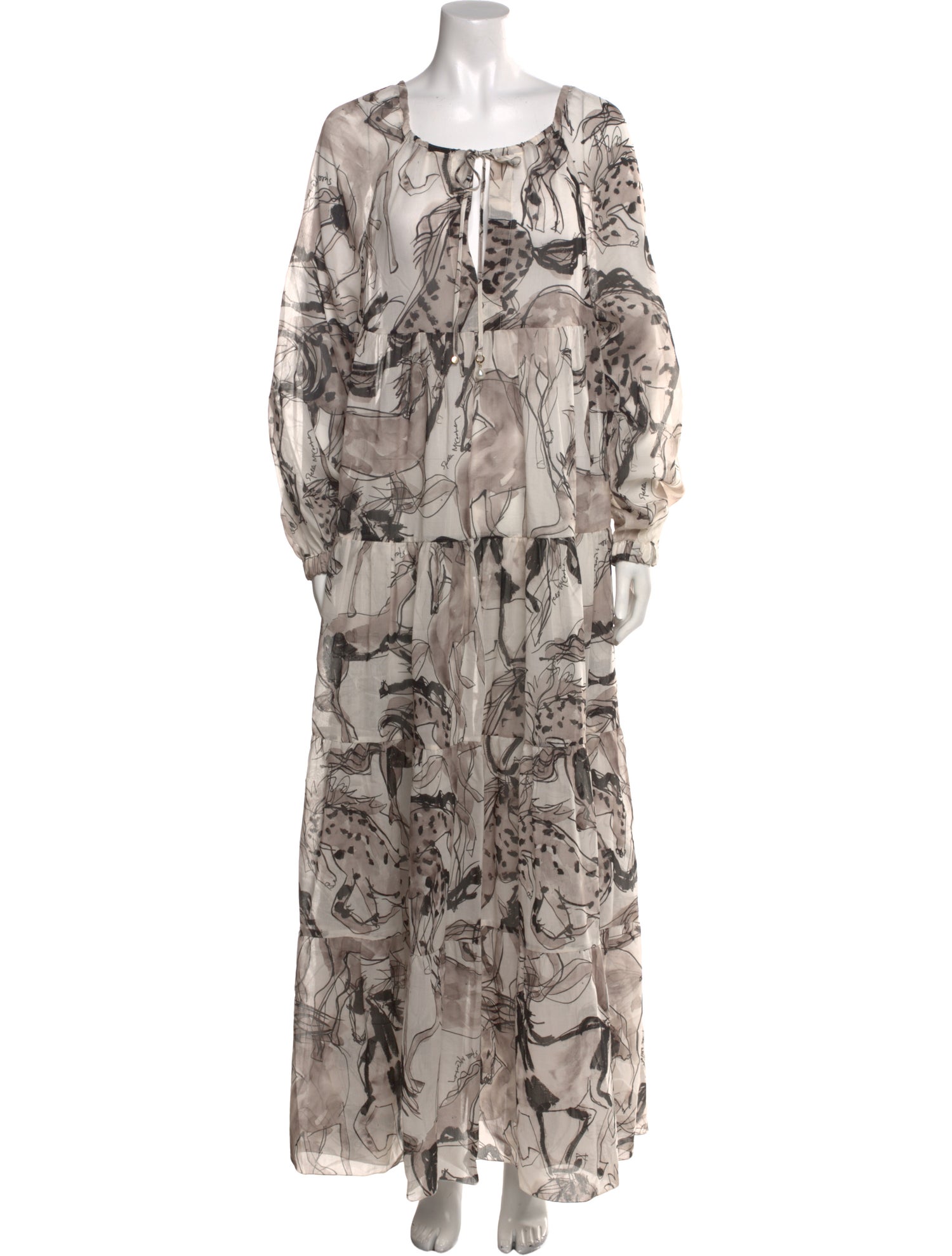 Stella McCartney Printed Long Dress