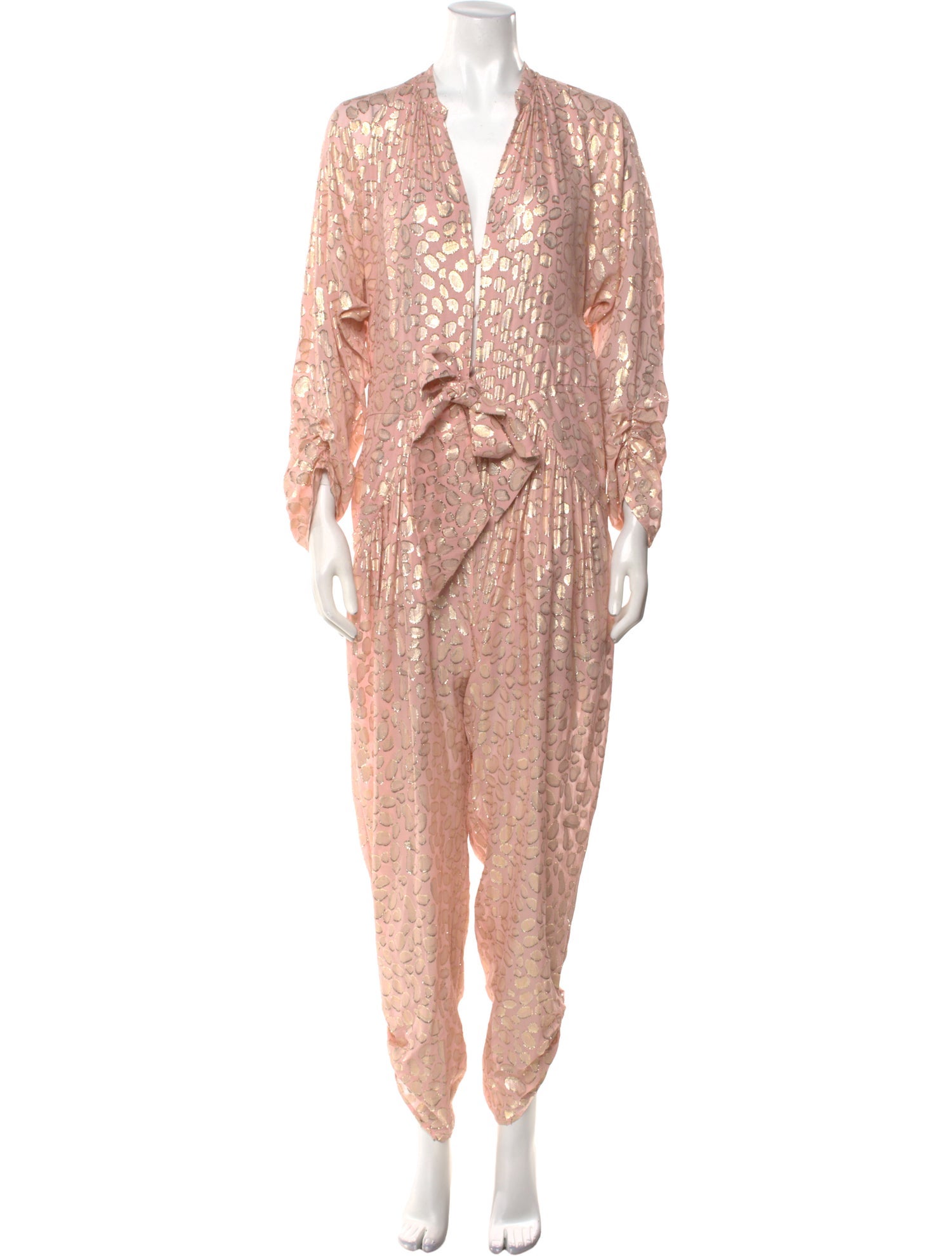 Stella McCartney Silk Polka Dot Print Jumpsuit