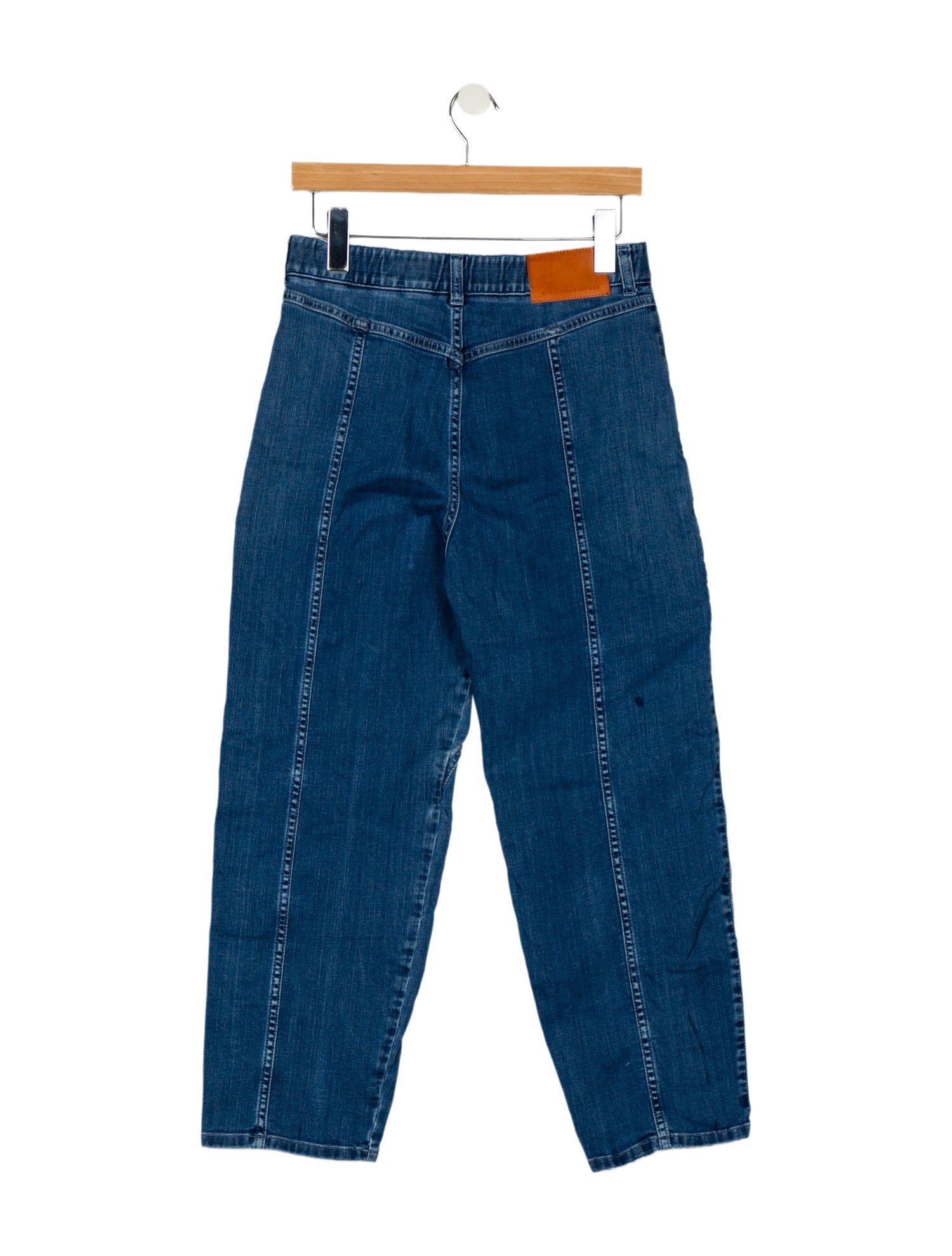 Stella McCartney High-Rise Straight Leg Jeans
