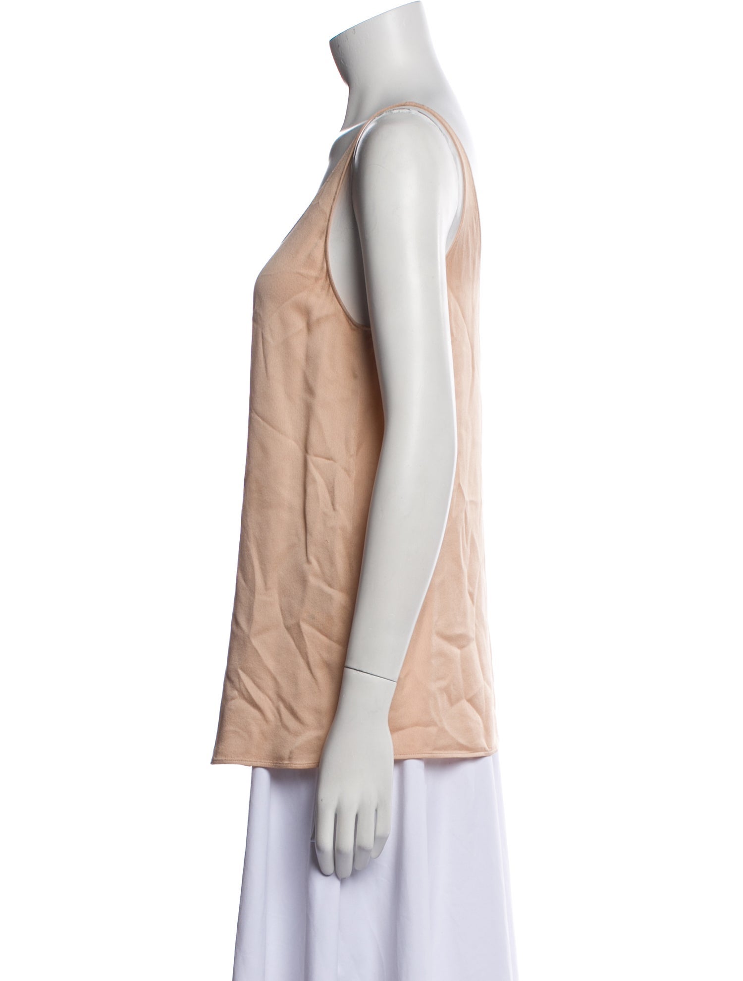 Stella McCartney Silk Scoop Neck Top