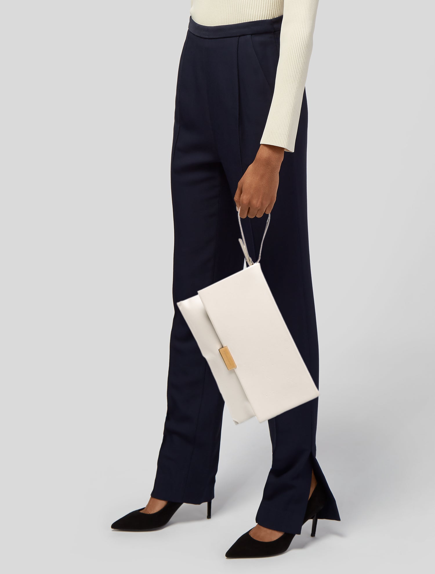 Stella McCartney Vegetarian Leather Clutch