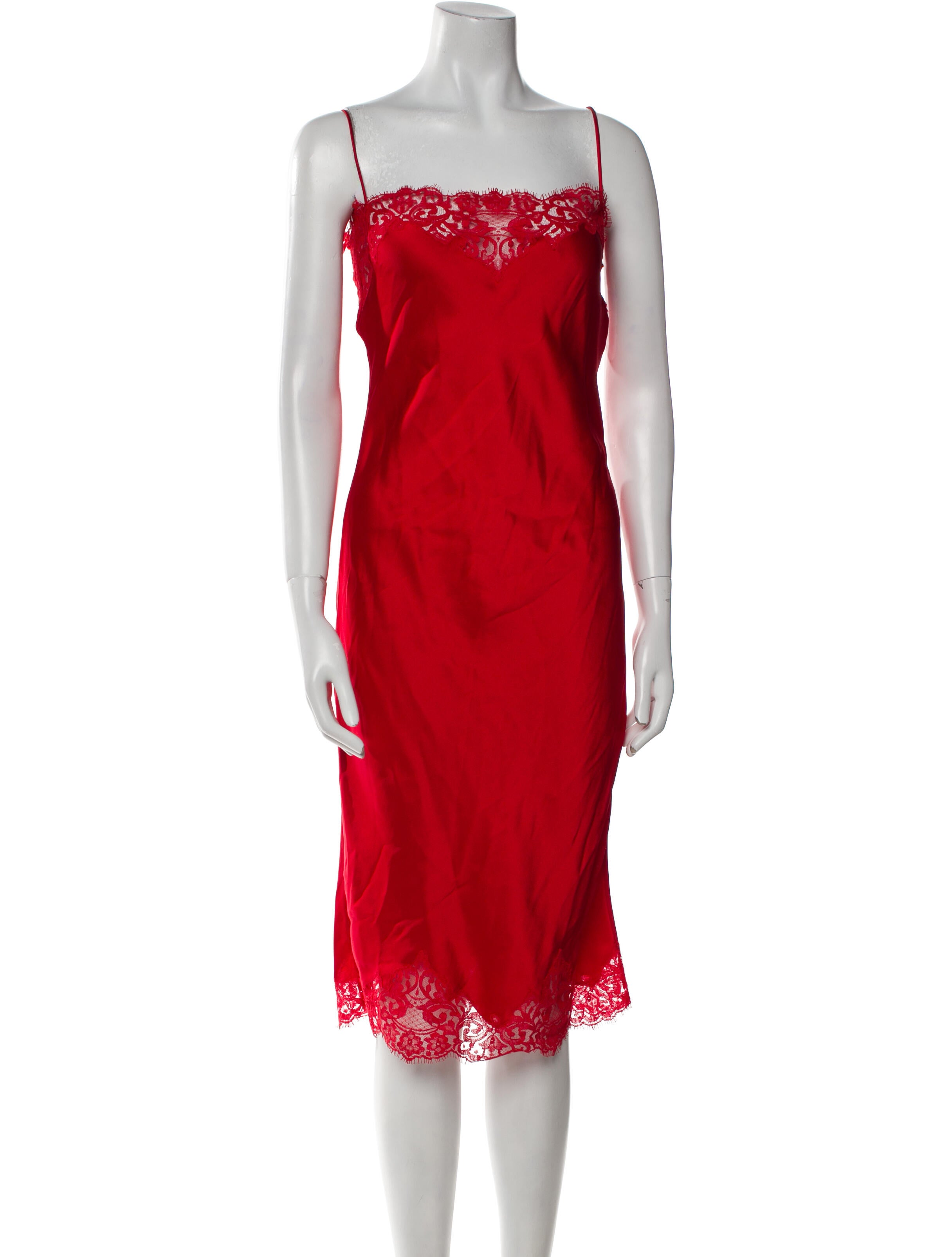 Stella McCartney Square Neckline Midi Length Dress