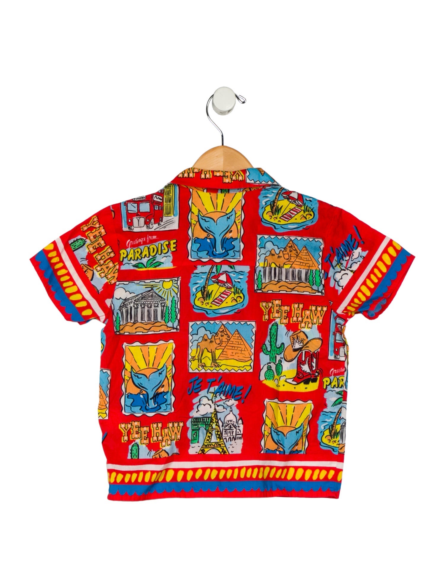 Stella McCartney Stella McCartney Boys' Short Sleeve Button-Up Shirt