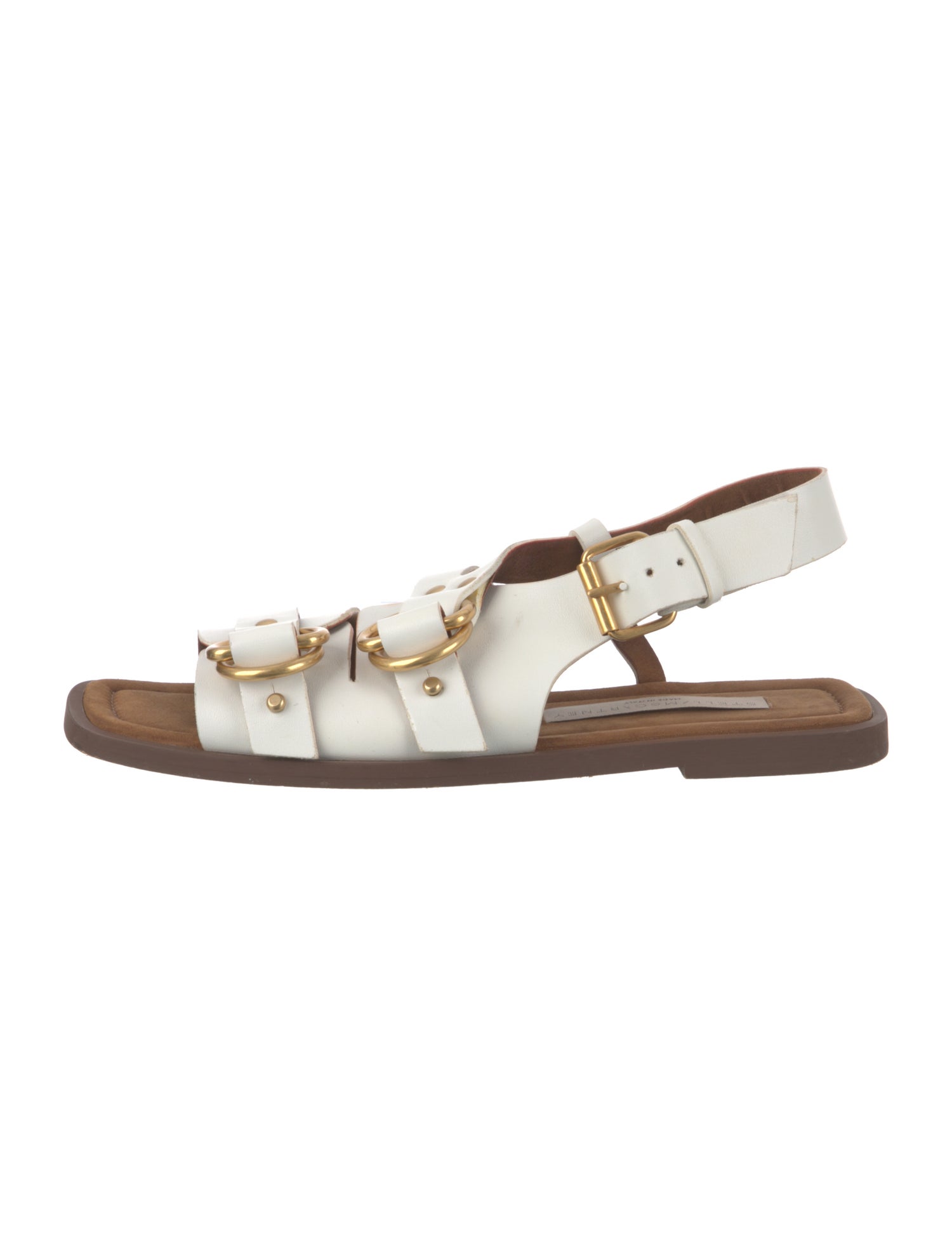 Stella McCartney Leather Slingback Sandals