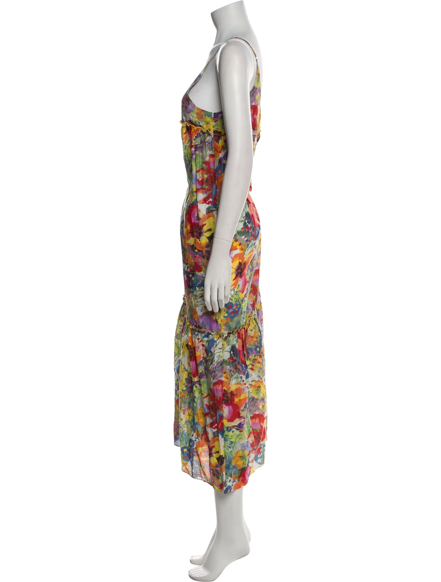Stella McCartney Floral Print Long Dress
