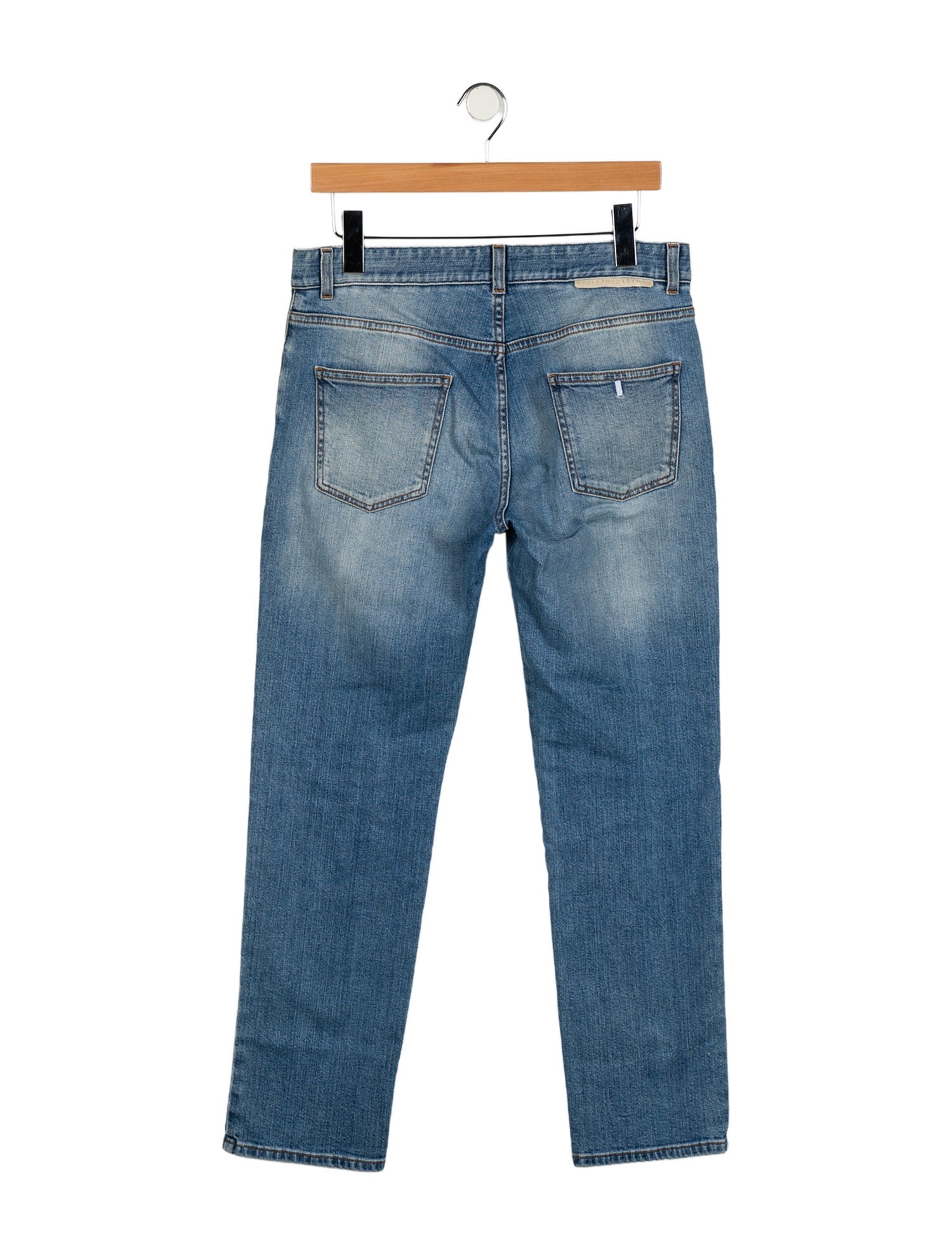 Stella McCartney Mid-Rise Straight Leg Jeans