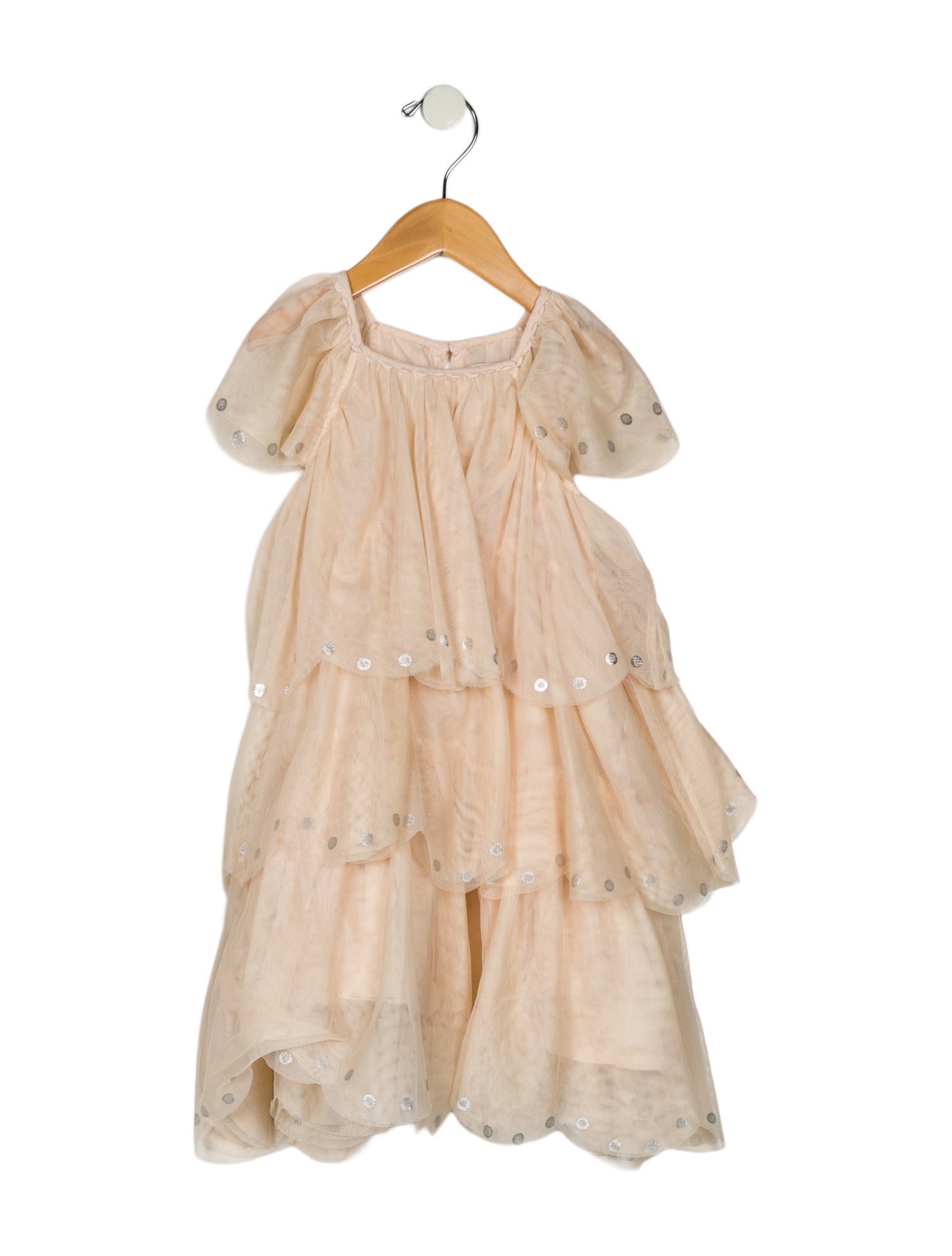 Stella McCartney Stella McCartney Girls' Tiered Ruffle Dress