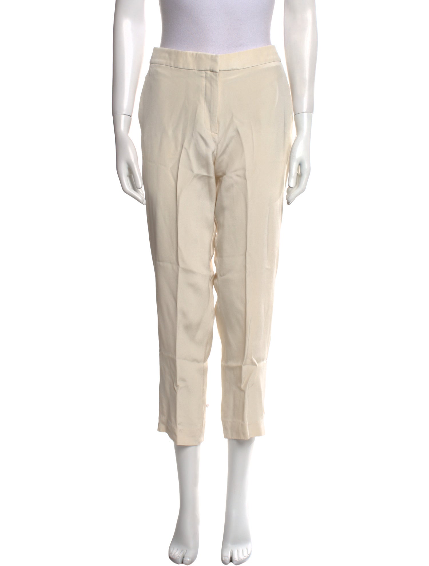 Stella McCartney Silk Straight Leg Pants