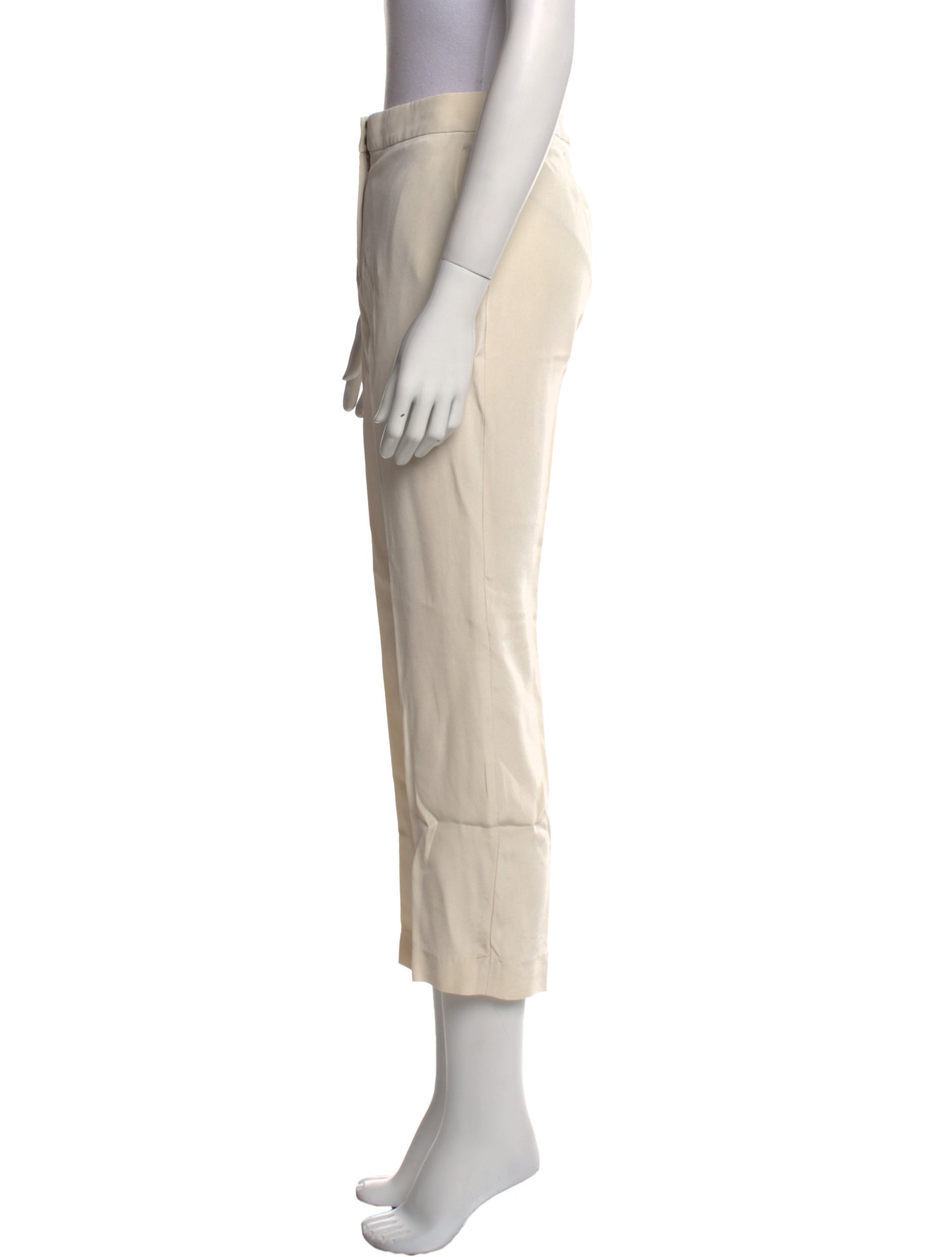 Stella McCartney Silk Straight Leg Pants